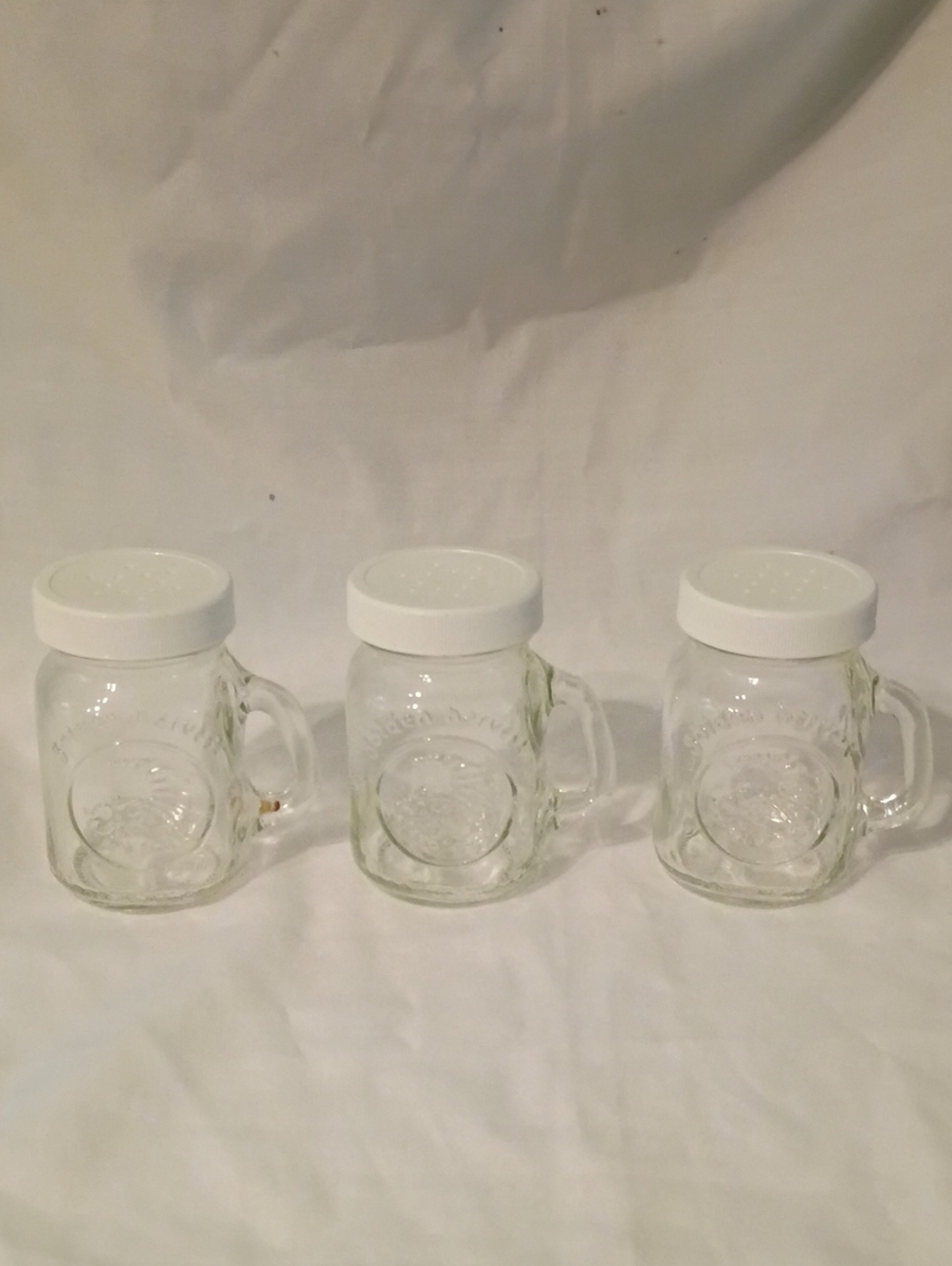 Golden Harvest Mini Mason Jar Salt Or Pepper Shakers